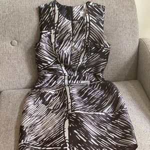 Milly black and white dress
